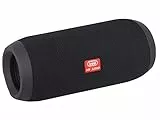 Trevi XR 84 PLUS Altoparlante Amplificato Portatile 5W x 2, Cassa Bluetooth con Risponditore Vivavoce con Microfono Incorporato, Presa USB, Micro SD, AUX-IN, Bluetooth, Batteria Integrata, Nero