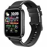 FMK Smartwatch Uomo Donna Orologio Chiamate - 1.7' Impermeabile Smart Watch e Assistente Vocale con Contapassi, SpO2, Monitor Sonno, Cardiofrequenzimetro, Notifiche Messaggi Whatsapp