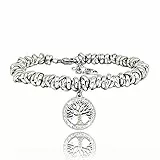 SAGA GIOIELLI® BRACCIALE DONNA ALBERO DELLA VITA ACCIAIO INTRECCIATO