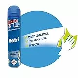 Chiaro Luce Spray Pulizia Vetri Specchi e superfici, Sgrassa e pulisce rapidamente,Senza lasciare aloni. Bomboletta in Alluminio 300 ml.