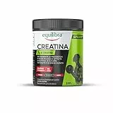 Equilibra Integratori Alimentari, Creatina, Integratore Energia per Sportivi, a Base di Creatina, Incrementa le Prestazioni Fisiche in Caso di Attività Ripetitive, Senza Glutine, Barattolo 220 g