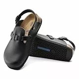 BIRKENSTOCK, sandalo Kay SL, unisex per adulti, in pelle naturale, Black Black 1018227, 40 EU