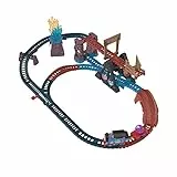 Fisher-Price - Il Trenino Thomas, Set Avventura nelle Grotte di Cristallo, con Trenino Thomas motorizzato e Ponte Mobile, 9 Pezzi e 2,5 Metri di Pista, Giocattolo per Bambini 3+ Anni, HMC28