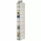 mDesign armadietto pensile in tessuto – è l’ideale organizer armadio per indumenti – perfetto anche come cassettiera salvaspazio per l’ingresso – comodo per riporre numerosi oggetti e abiti – 10