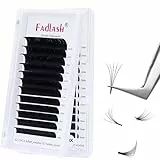 Extension Ciglia Volume 0.07 Spessore C Curl Mix Vassoio 8-14mm 2D 3D 5D 10D-20D Estensioni Ciglia FADLASH Easy Fan Lashes Extension (0.07-c-mix(8-14))