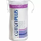Cotton Plus DISCHETTI 50 pz. - LINEA BEAUTY | DISCHETTI 100% PURO COTONE | Dischetti struccanti per la pulizia del viso soffici e resistenti.