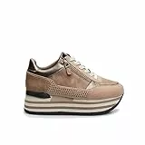 BATA Sneakers Platform con Borchie e Cerniera Donna Invernali Comodi Eleganti Casual