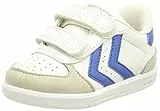 hummel Victory, Scarpe da Ginnastica Unisex-Bambini, White/Blue, 21 EU
