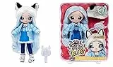 Na! Na! Na! Surprise Teens Moda da Collezionare-Bambola dai Capelli Blu in Tessuto Morbido di 27,94 cm, Ispirata a Un Lupo-Alaska Frost, Colore, 28 CM, 575511C3