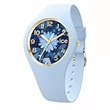 ICE-WATCH - ICE Flower Water Blue - Orologio Blu da Donna con Cinturino in Silicone - 021733 (Small)