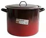 Esmaltaciones - Pentola alta con coperchio, 28 cm, 13 litri