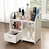 LEcylankEr Organizer per il trucco con cassetti, con cassetti, per comò, camera da letto, bagno (30 x 26 x 16 cm)
