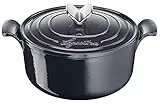 Lagostina Tradizione Cocotte in Ghisa Smaltata per Cotture Lunghe Ø 22 cm, Casseruola Induzione, Gas e Forno fino a 220 °C, Pentola per Stufare e Cucinare Lentamente con Coperchio di Condensazione