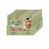 Ultima Nature Cibo umido per Gatti con Manzo e Tacchino - 13 Confezioni da 4 x 85 g -Totale: 4,4 kg