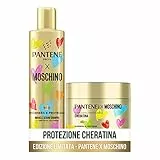 Pantene Pro-V by MOSCHINO Miracle Shampoo Cheratina Rigenera e Protegge per Capelli Secchi, Opachi e Danneggiati + Maschera