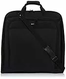 Amazon Basics - Borsa porta abiti Premium XL, Nero, 1,14 m
