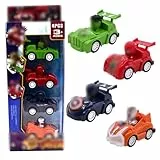 BSNRDX Auto Giocattolo dei Cartoni Animati, Auto da Collezione Bomboniere per Bambini e Collezionisti a tema eroico Decorazioni per la casa di Cars Pullback Decorazioni per le feste