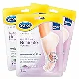 Scholl ExpertCare PediMask Maschera Piedi Nutriente con Olio di Lavanda e Tecnologia Hydro Restor per Piedi Lisci e Morbidi in 20 Minuti - 3 Confezioni da 1 Paio di Calzini