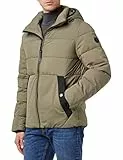 TOM TAILOR Giacca con Cappuccio, Uomo, Verde (Dusty Olive Green 10415), M