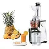 Estrattore di succo frutta e verdura GSX24 H.Koenig Vitamin + senza BPA - 82 mm - 3 setacci fini o densi - Pressione delicata - 50 giri 400 W