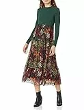 Desigual Vest_Free Garden 4009 Bottiglia Verde Abito Casual, S Donna