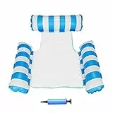 IFUFR Amaca Gonfiabile Piscina, 4 in 1 Letto Galleggiante Gonfiabile, Galleggiante Acqua Amaca, Galleggianti gonfiabili per Piscina, Estate di Nuoto Gonfiabile Galleggiante Sedia a Sdraio