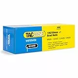 TACWISE 1715 Chiodi Brad Galvanizzati Tipo 18G / 50 mm, Argentato, Confezione da 4.000