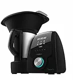 Cecotec Mambo 6090 Robot da cucina multifunzione, 3,3 l, temperatura fino a 120 oC con selezione grado di graduazione, 10 velocità + turbo, programmabile fino a 12 ore, include ricetario, 1700 W