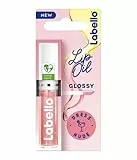 Labello Lip Oil Effetto Glossy - Dress Nude 5,5 ml, Lip gloss con formula vegana effetto volume, Lucidalabbra 100% naturale scelto da Valentina Ferragni