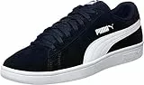 PUMA Unisex Adults' Fashion Shoes SMASH V2 Trainers & Sneakers, PEACOAT-PUMA WHITE, 44