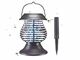 BEPER P206ZAN110 Lampada antizanzare UV-A, Ricarica solare, Utilizzo 3 in 1