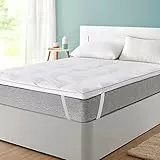Pikolin Home - Topper in piuma d’oca Piumino comfort 200x200 - Naturale, traspirante, sensazione avvolgente, extra morbido - Sopramaterasso, Topper Materasso, Coprimaterasso