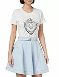 Pinko Traguardo Gonna Denim Wash, Pjn_Lavaggio Bleach Chiaro, 52 Donna