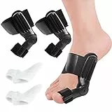 GHYUI Set di Correzione per Alluce Valgo,2 paio Sport Laboratory Alluce Valgo,Separatore Della Punta,Tutore per Borsite Ortopediche Protettore Manica Uomo e Donna, Aiuta a Ridurre il Dolore al Piede