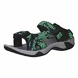 CMP KIDS HAMAL HIKING SANDAL, Sandali, Unisex - Bambini e ragazzi, Blu (B.Blue-Verde Fluo), 37 EU