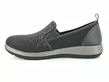 inblu PantoSCARPE Mocassini Donna con Brillantini, Scarpe Comode con Plantare Estraibile, 35/41, Nero, 40 EU
