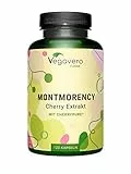 MONTMORENCY CHERRY Vegavero® | 4000 mg (Estratto 8:1) + 100 mg CherryPURE® | con 5% di Vitamina C e 2% di Proantocianine | 120 capsule | Vegan