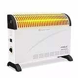 PROUS 2000W Riscaldatore a Convezione a Risparmio Energetico, Riscaldatore Elettrico Riscaldamento Rapido, Protezione Contro il Surriscaldamento, Basso Rumore, Riscaldatore Elettrico Fino a 20-30m²