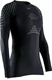 X-Bionic Invent 4.0 Maglia Termica Manica Lunga a Compressione Donna Running, Sci, Ciclismo, Fitness e Sport Invernali, Nero S