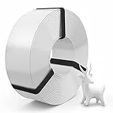 SUNLU Filamento PLA+ Refills, PLA Plus Filamento Stampante 3D con No-bobina, 1KG Filamento PLA+ 1.75 mm, Concetto Riutilizzabile, Ferita Ordinata, Precisione Dimensionale +/- 0,02 mm, Bianco