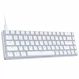 Dierya×TMKB Tastiera Gaming Meccanica 60% con Interruttori Meccanici Lineari,T68se Keyboard Gioco Luce monocromatica Type-C Mini Compact 68 Tasti Anti-Ghosting（Layout US,QWERTY）