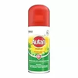 Autan Tropical Spray Secco, Insetto Repellente e Antizanzare Tigre, Comuni e Tropicali, 1 Confezione da 100 ml