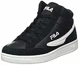 Fila Crew Mid Teens, Scarpe Da Ginnastica Unisex Bambini E Ragazzi, Nero, 37 EU