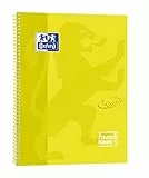 Favorit 400108153 - Maxi Quaderno Spiralato Neon1, Rigatura 1R, Giallo Fluo