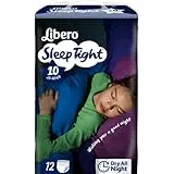 Libero Sleep Tight Night Time Protection Bedwetting Large 35-60kg Pack of 12