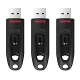 SanDisk Ultra Chiavetta USB 3.0 da 32 GB fino a 130 MB/sec, 3 Schede