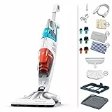 Rowenta RY854-CLEAN & STEAM 3 IN 1 RY8544, Pulitore 2 In 1, Bianco, 1700 W, 84 decibeles