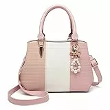 Miss Lulu Borsa a Mano Borsa a Tracolla Multicolore Borsa Da Donna Borsa a Spalla Tote Top Elegante