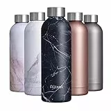 Autsel Borraccia Termica 500ml Bottiglia Termica Isolata senza BPA Borraccia Sport in Acciaio Inox Bottiglia Acqua a Prova di Perdite per Ufficio, Yoga, Campeggio