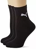 PUMA CREW SOCK, Calzini, Unisex - Bambini e ragazzi, Nero (Black), 35-38